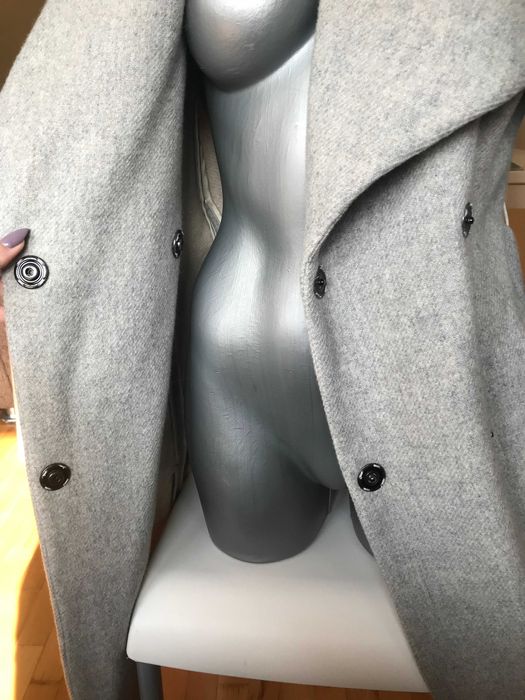 Сиво дамско палто Esprit