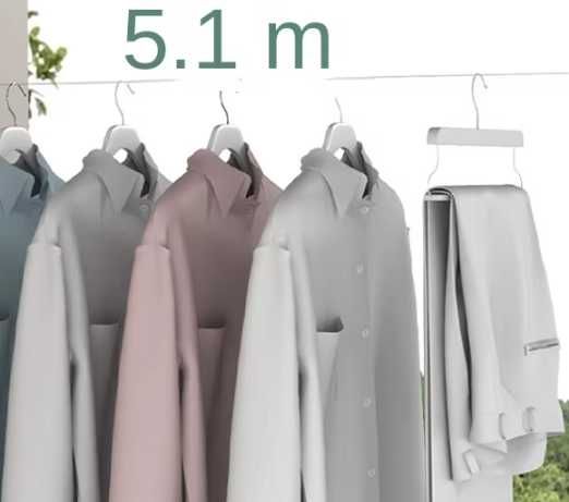 Выдвижная бельевая веревка из нержавеющей стали dr2