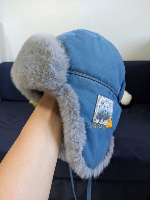 Шапка ушанка зимняя для мальчика