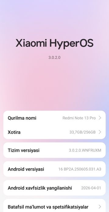 Redmi note 13 pro