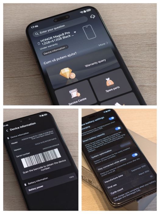 honor magic 8 pro negru vers open market