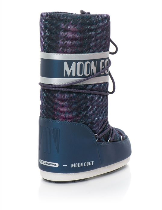 Moon Boot - Apreschiuri cu insertii de fire stralucitoare, Multicolor
