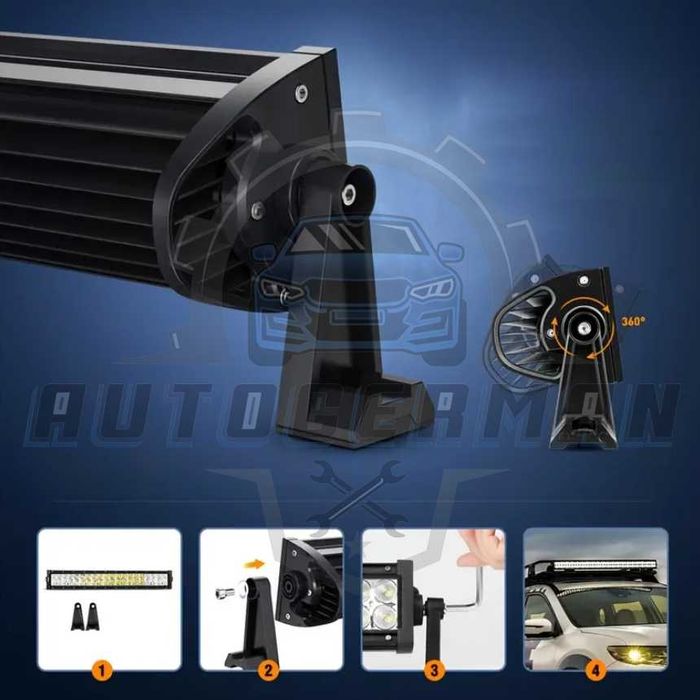 Лед бар 240W за джип/офроуд/автомобил/ATV – LED осветление прав мотор