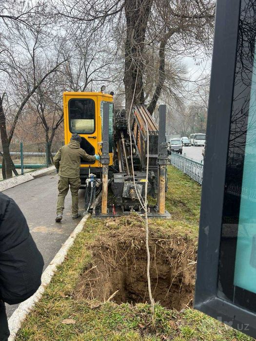 Прокол асфальт тегидан