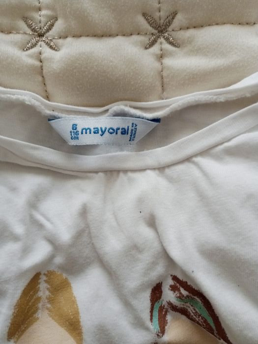 Лот от тениски Mayoral и черен панталон 6 години