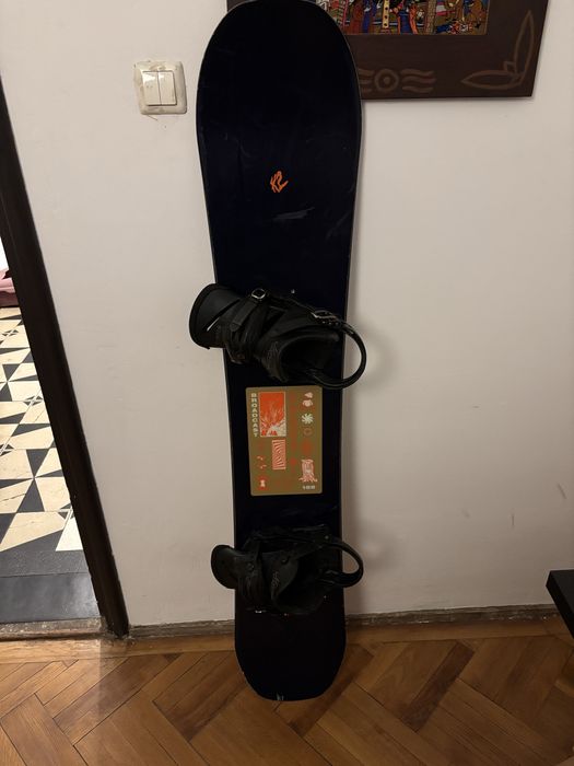 Snowboard K2 Broadcast + Legaturi Burton Mission