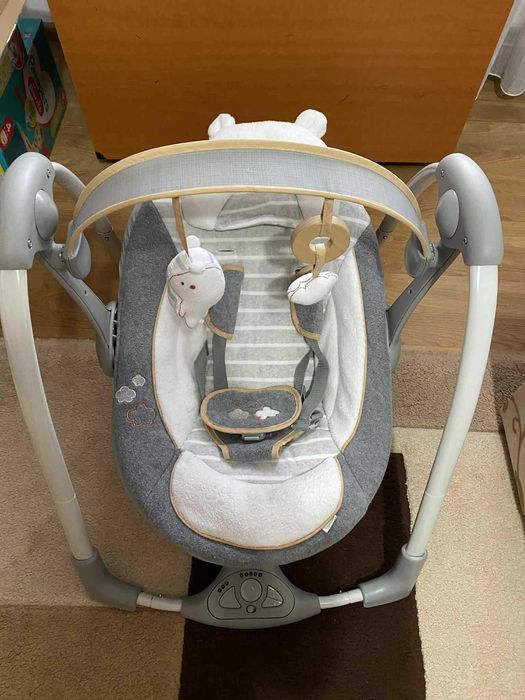 Ingenuity - Leagan portabil Swing 'n Go Portable Swing™ - Bella Teddy