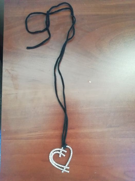 Сребърно голямо колие