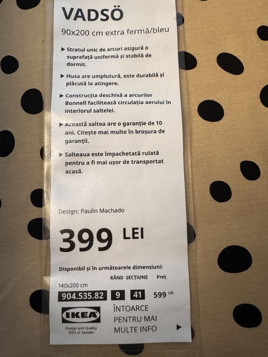 Pat Reversibil Supraetajat Suprapus Lemn masiv cu Doua Saltele Noi Incluse