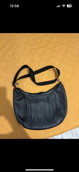 Geanta franjuri neagra