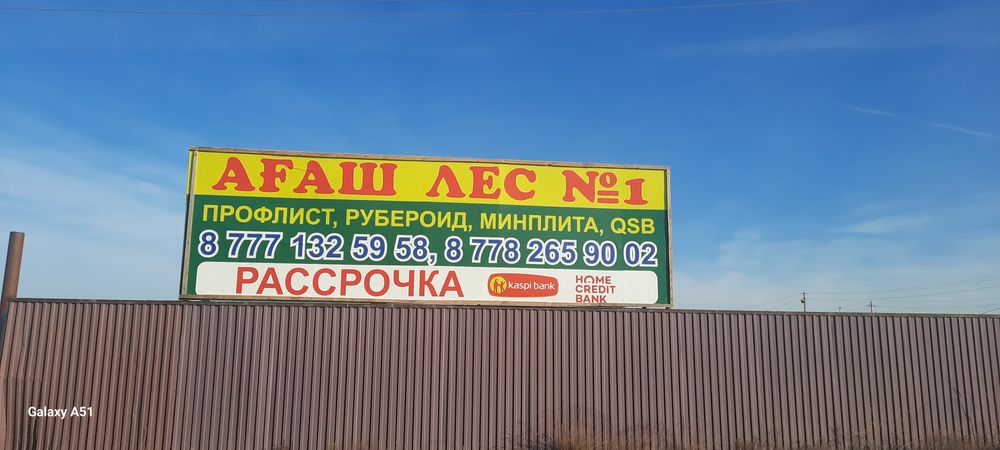 Ағаш. Лес. Профлист