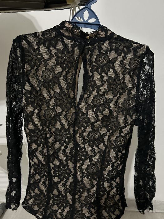 Ажурная блузка с вырезом, Zara