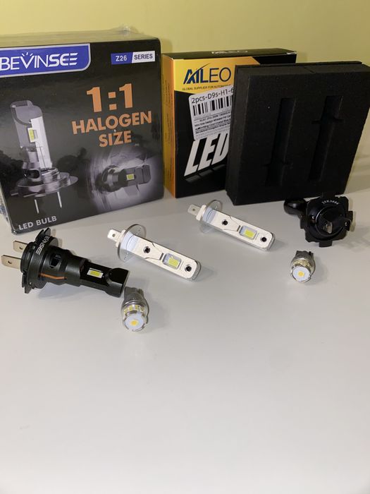 Set LED H1+H7 slim ~fără adaptoare~