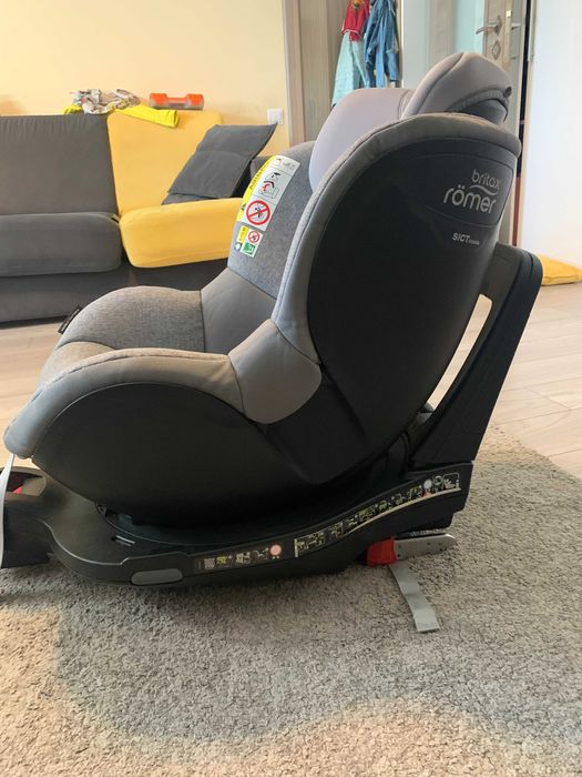 Scaun auto 360 Dualfix I-size Grey Marble, 0-4 ani, Britax Romer