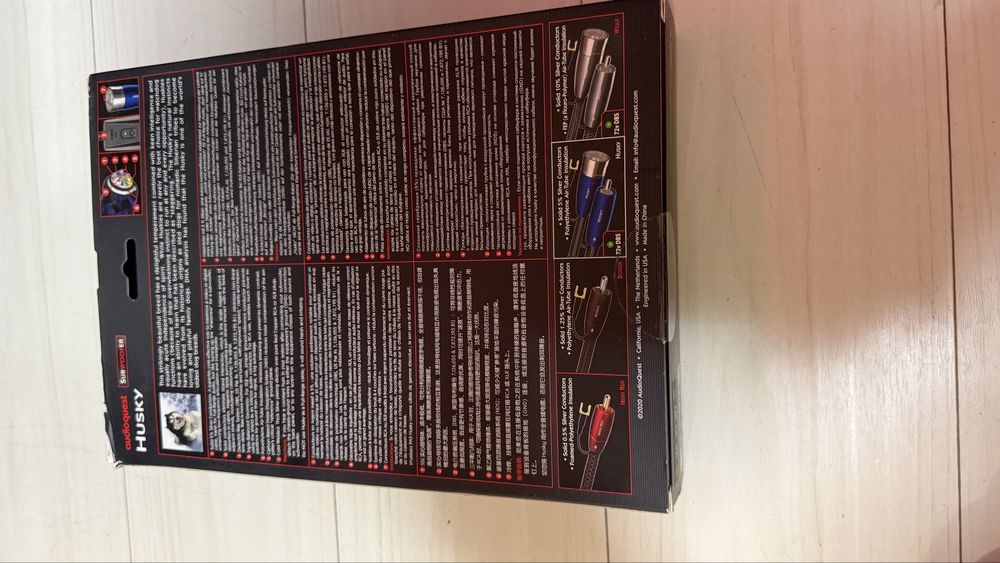 Cablu Subwoofer Audioquest Husky XLR to XLR 3m Original Nou