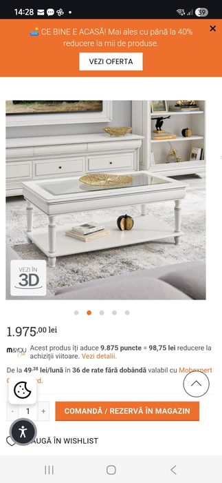 Masuta cafea Mobexpert