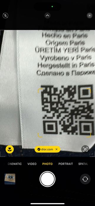 Christian Dior-Чисто нови оригинални мъжки дънки Л номер