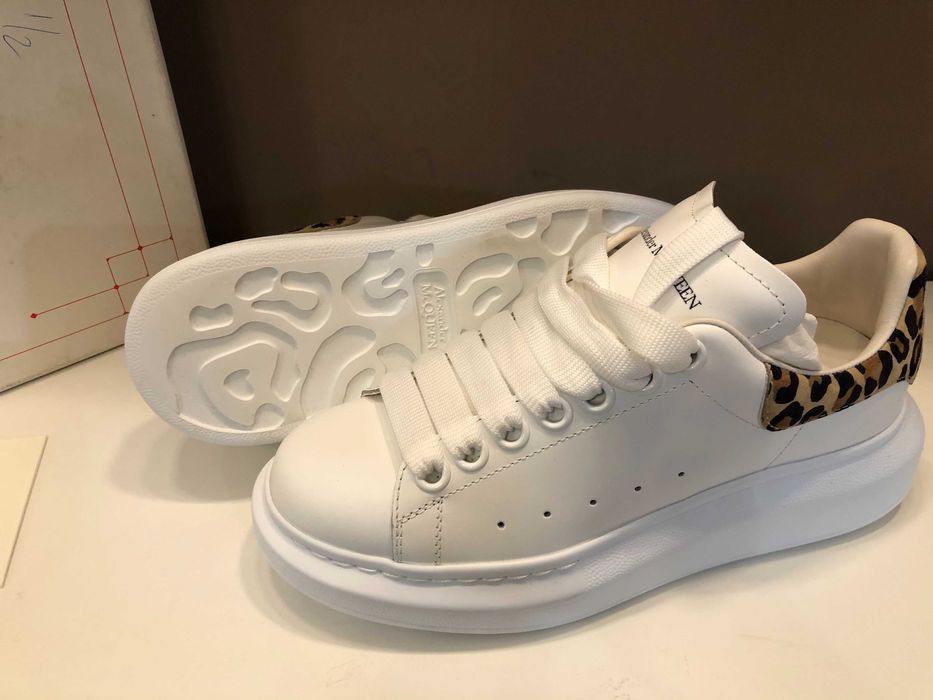 Alexander McQueen 35,5 new color leopard, originali, full box