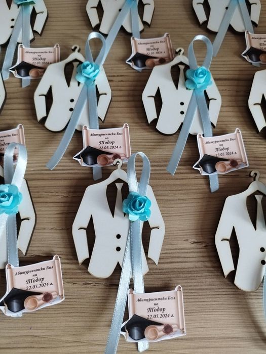 Подаръчета за гости на абитуриентски бал, завършване,погача, кръщене, рожден ден