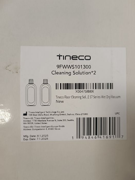 Tineco течен препарат за прахосмукачки робот