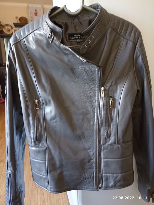 Женская кожаная куртка