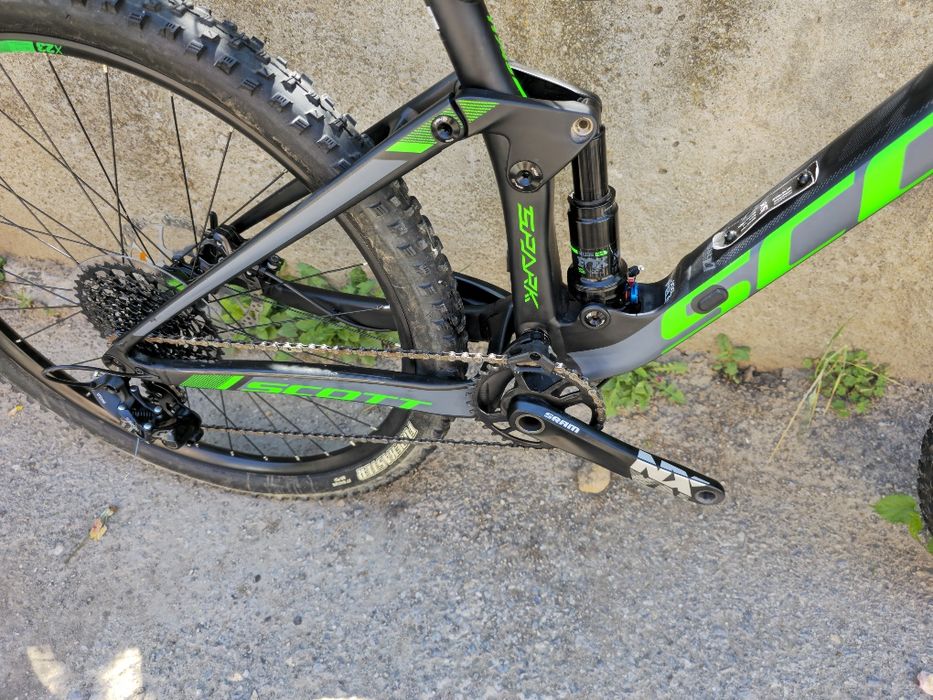 Scott Spark 745 Full Fox 27.5 M размер 1x11 GX Sram проходни оси Като нов, Дропер