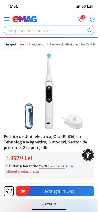 Periuta dinti electrica Oral B IO edition
