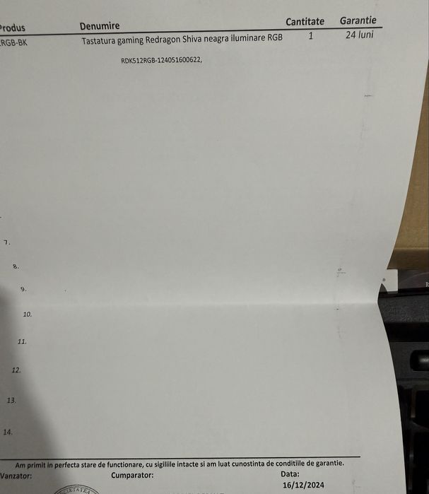 Tastatura gaming Redragon Shiva