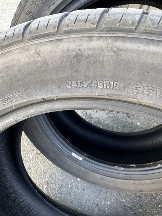 Продам летние шины на 18 размер