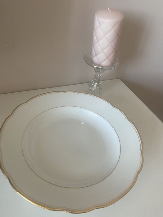 Баварски порцелан със ЗЛАТЕН кант! 12 броя! ЦЕНА:140ЛВ