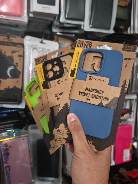 ПРОМО! IPhone 16 Pro Max Tactical MagForce Velvet гърбове