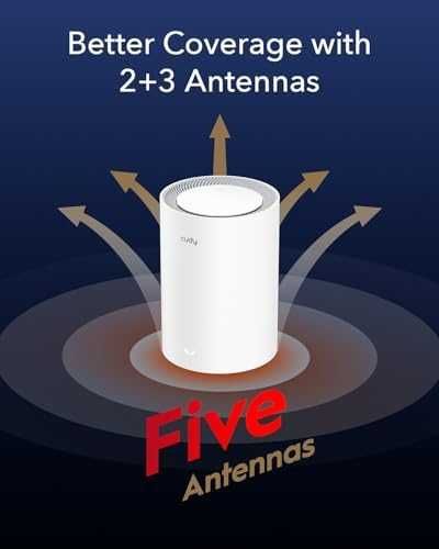 Нов AX3000 Wi-Fi 6 система Mesh 2-Pack 2.5G порт VPN до 200 устройства