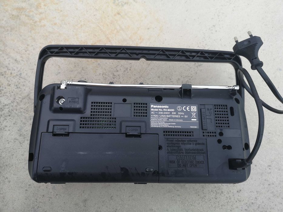 Radio-casetofon Panasonic RX-M40DE-K, radio panasonic