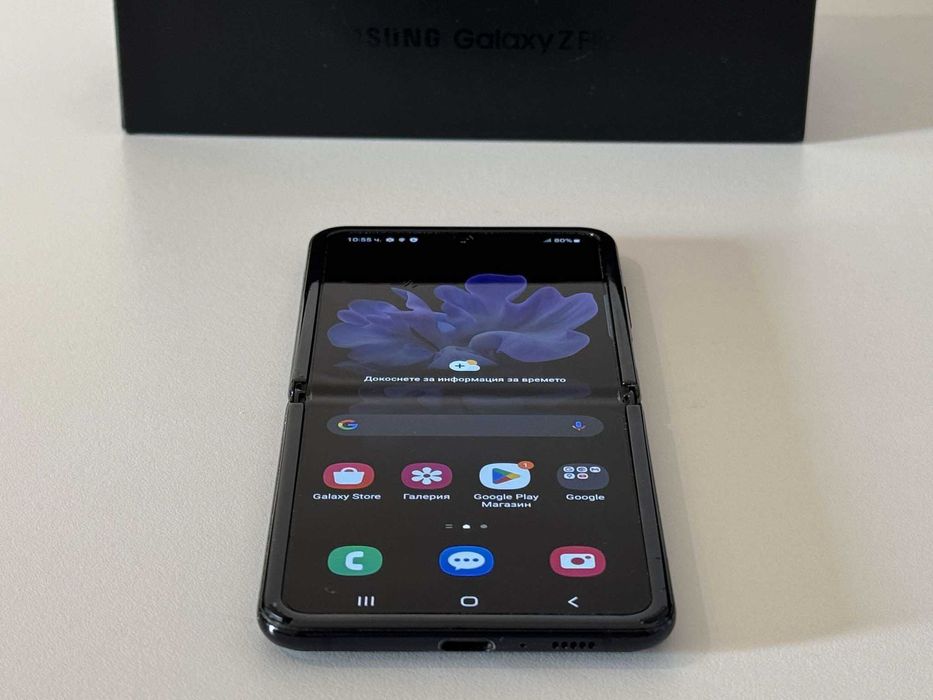 Бартер! Samsung Galaxy Z Flip 1 256GB Mirror Black (Черен)