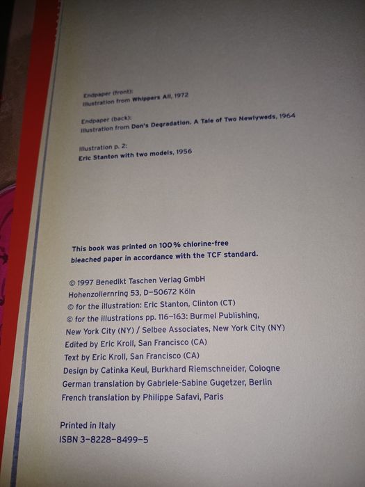 The Art of Eric Stanton for the man Who knows his place - prima ediție