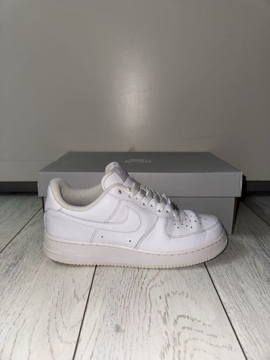 Nike Air Force 1 Low All-White Sneakers – Original with OG Box