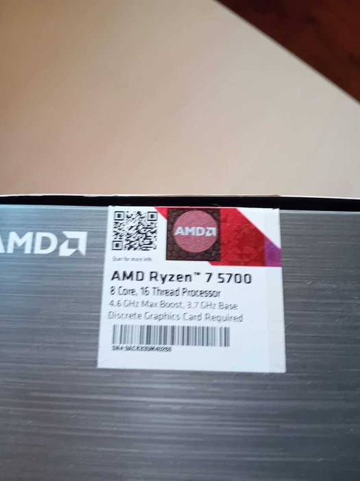 Procesor Gaming AMD Ryzen 7 5700 4.6GHz
