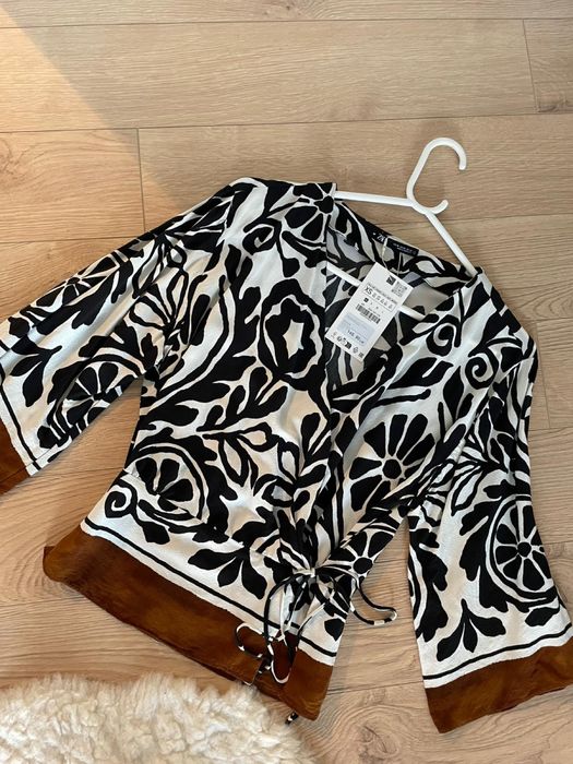 Camasa Zara stil kimono, noua, XS