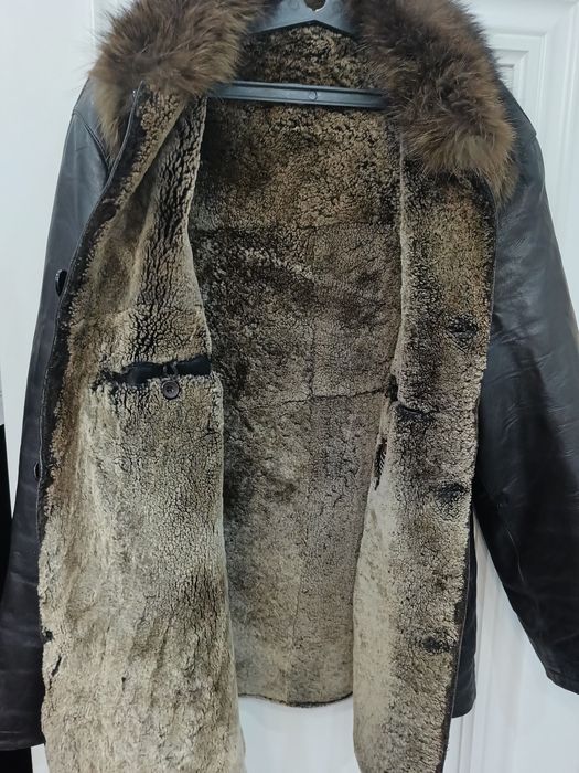 Дубленка кожанная