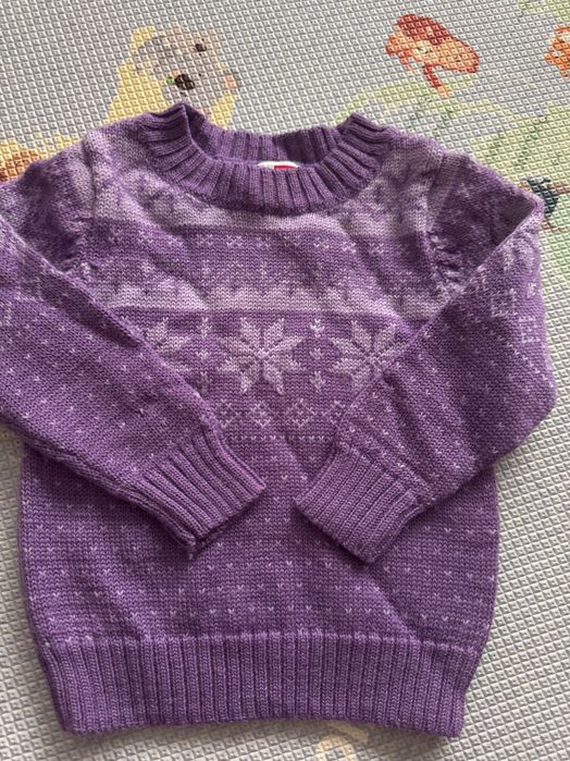 Pulover 100% lana nameit 86-92, 1,5-2 ani, f bun