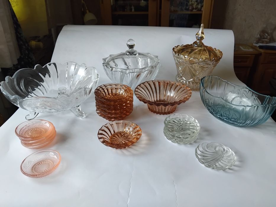 Кристални и стъклени вази и фруктиери