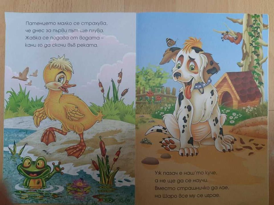 Детски книжки "Рапунцел" и "Домашните животни"