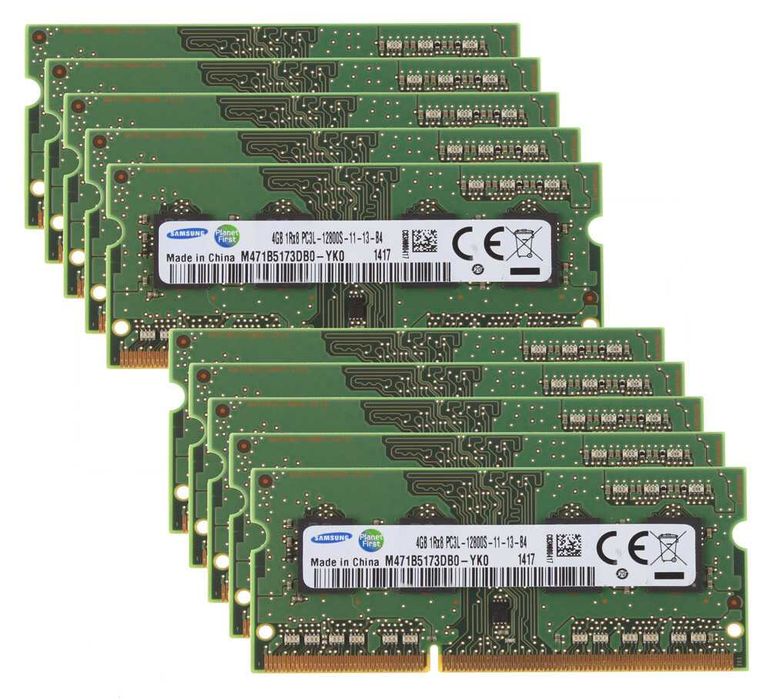 Оперативная память SoDIMM samsung ddr3 (4gb) 1600MHz
