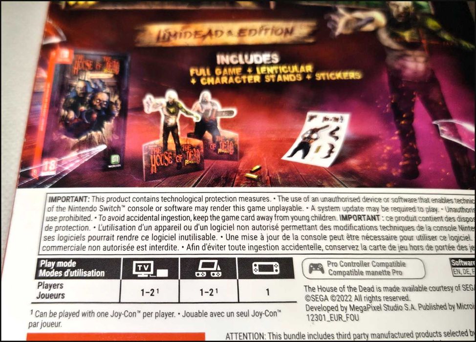 The House of the Dead Remake Limidead Edition Nintendo Switch