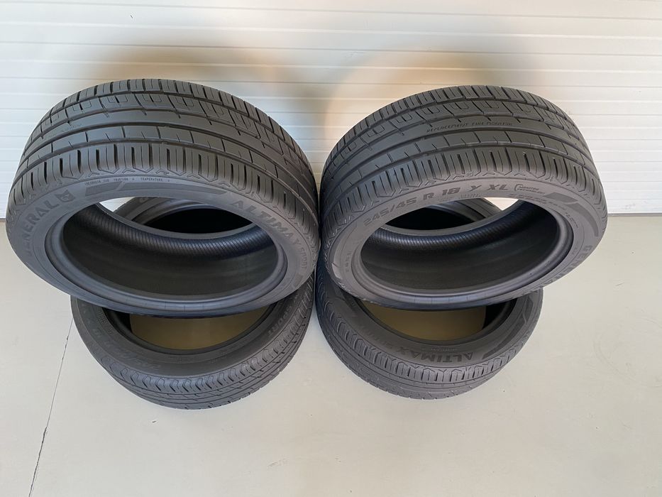 4бр летни гуми 245/45/18/General Alti Max Sport/dot2418г/6.3мм грайпфе