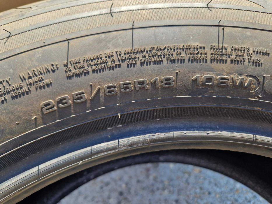 4 Goodyear R18 235/65 Летни гуми  DOT4518