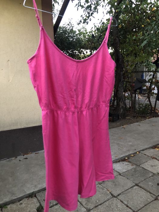 Rochie roz bumbac