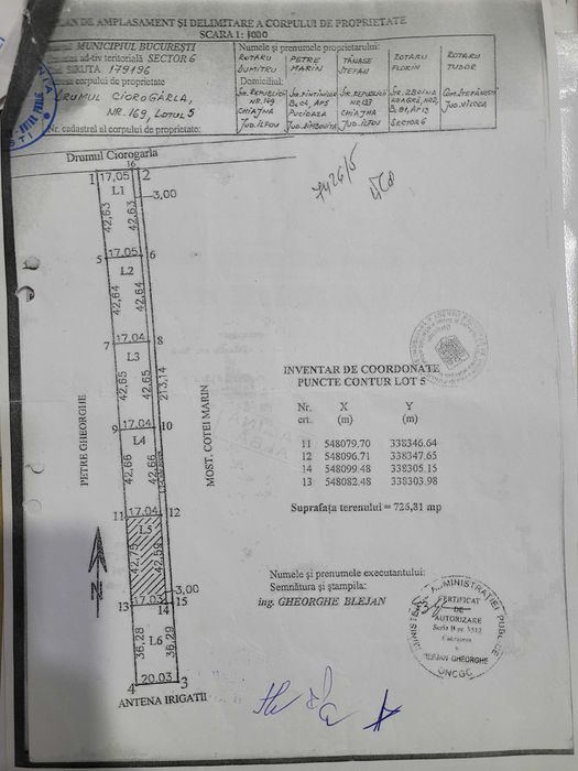 833 mp Militari Residence. Posibilitate extindere la 3600mp.