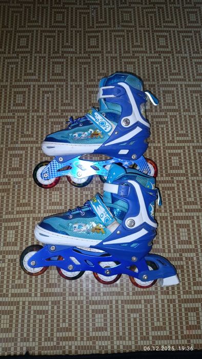 Ролики детские, раздвижные размер 37-42