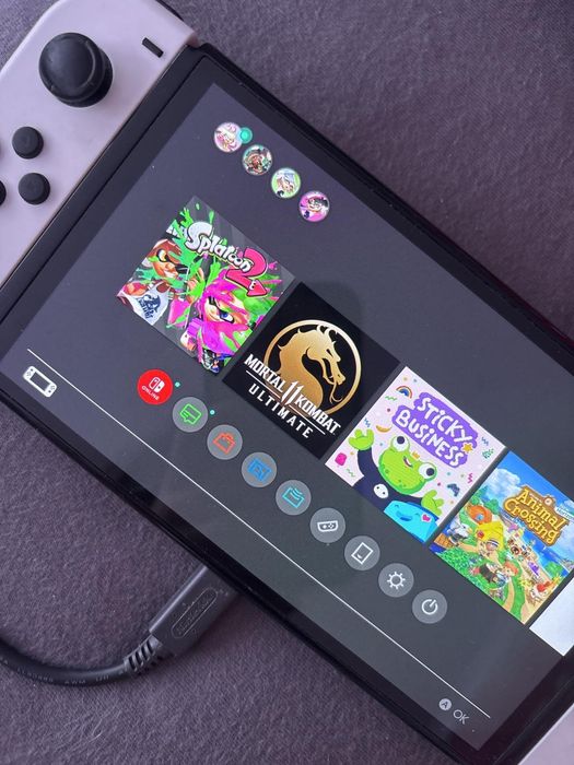 Nintendo switch OLED с 20 игри